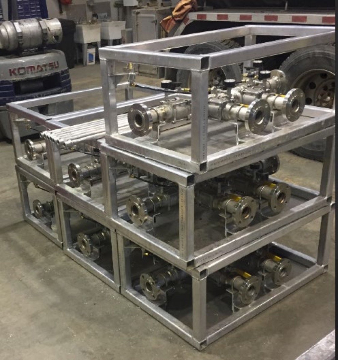 Portable, Natural Gas Distribution Manifolds